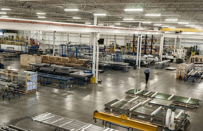 Manufacturing plant security camera and access control installation by 360 Technology Group in North and South Carolina