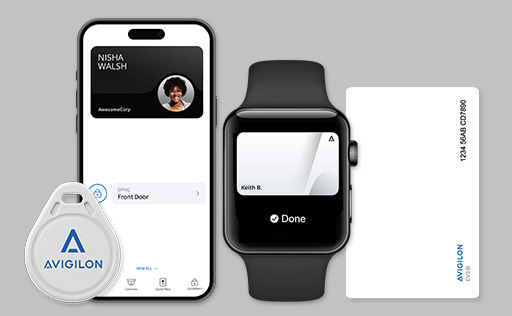 Avigilon access control credentials, cards and mobile passes