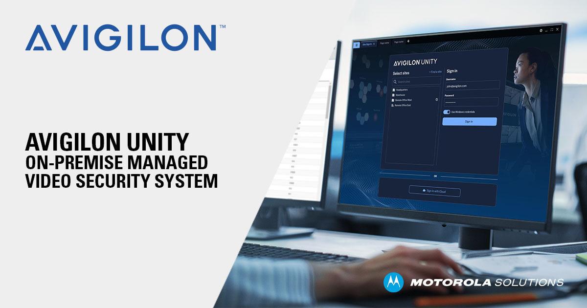 Avigilon Unity Video on-premise video management platform
