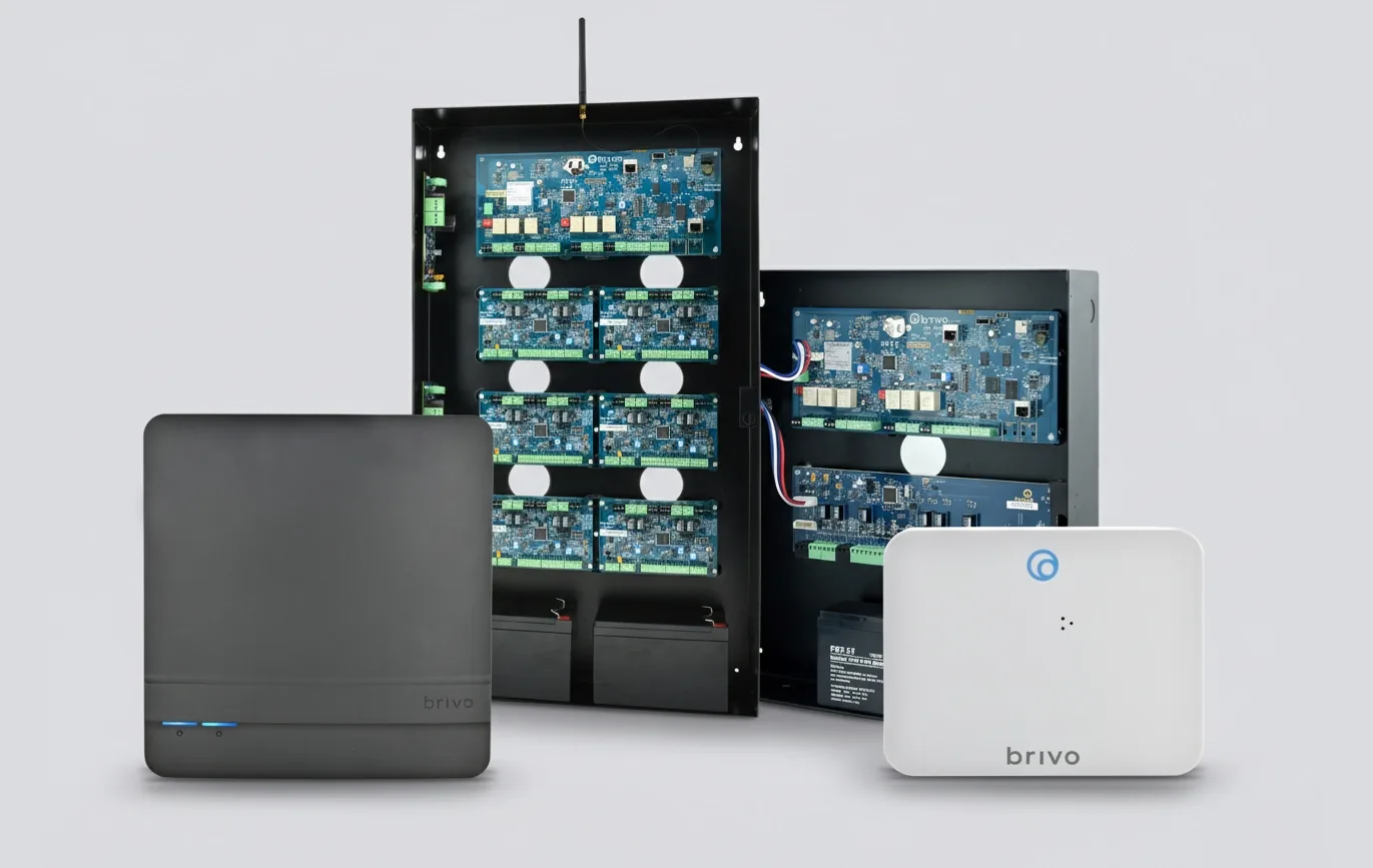 Brivo access control panel and controller hardware family