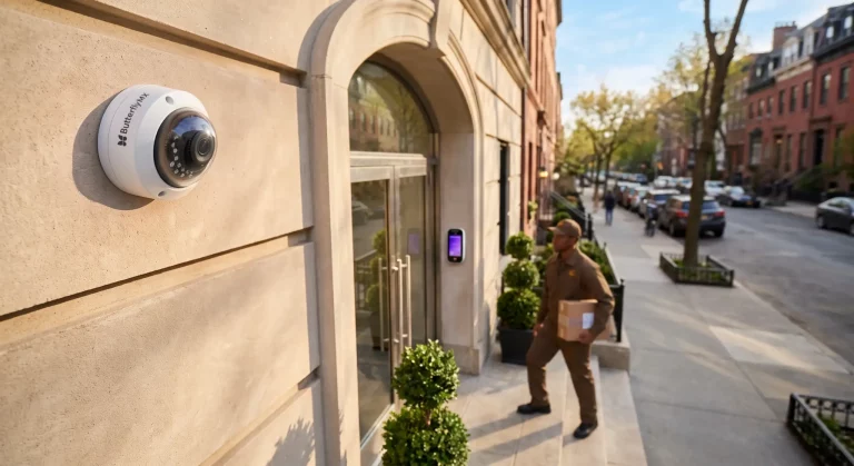 ButterflyMX dome security camera