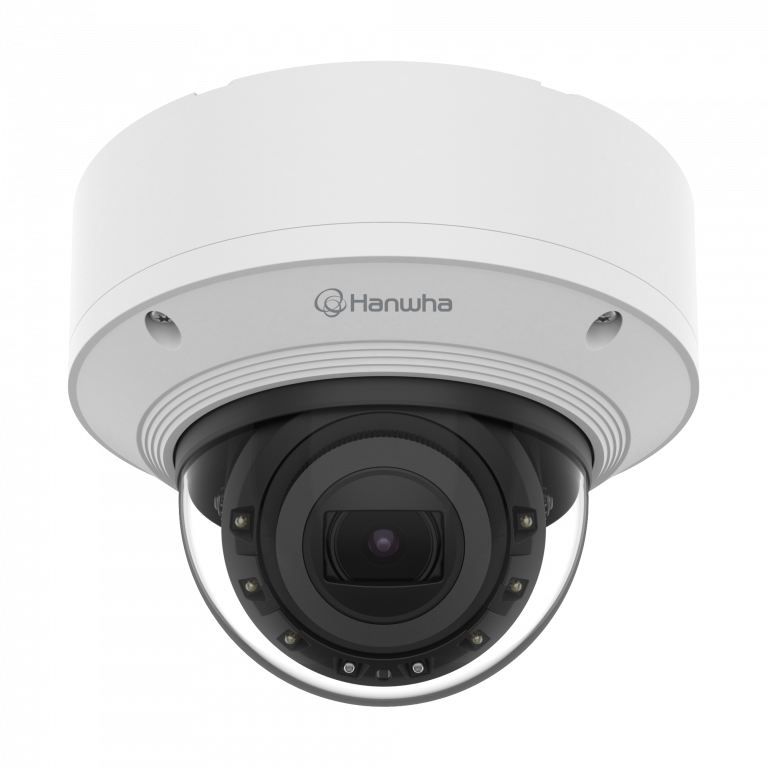 Hanwha XND-9083RV — 4K AI IR Indoor Vandal Dome Camera — supplied and installed by 360 Technology Group in North and South Carolina