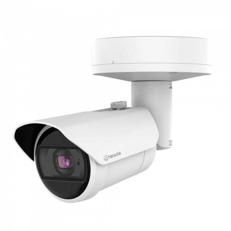 Hanwha XNO-C9083R — 4K IR Bullet AI Camera — supplied and installed by 360 Technology Group in North and South Carolina