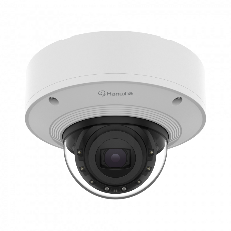 Hanwha XNV-9083R — 4K IR Outdoor Vandal Dome AI Camera — supplied and installed by 360 Technology Group in North and South Carolina