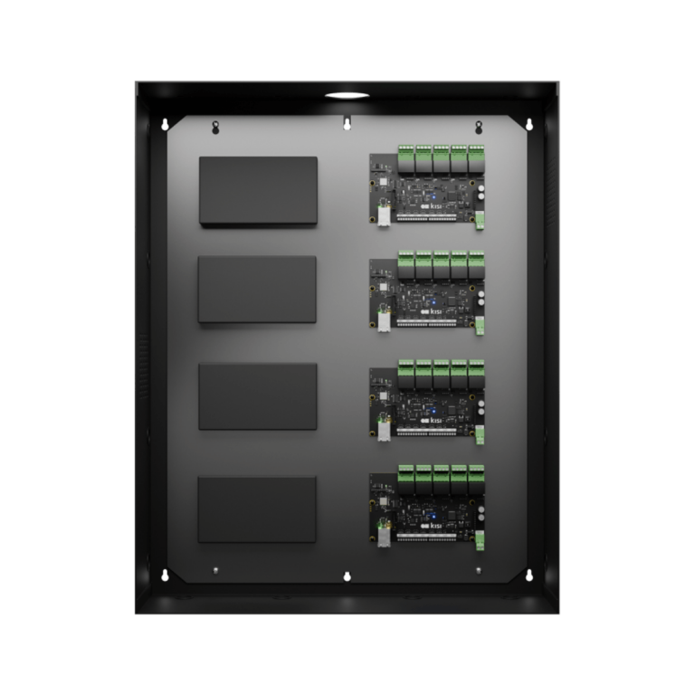 Altronix Trove enclosure and power supply used in Kisi access control installations