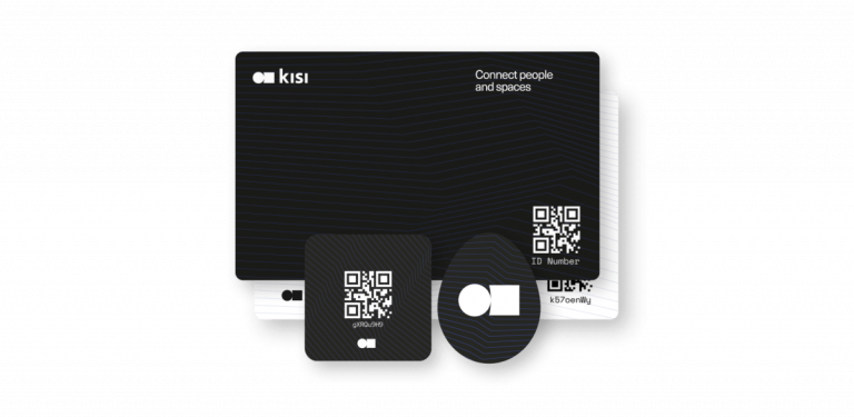 Kisi access control cards, key fobs and mobile credentials