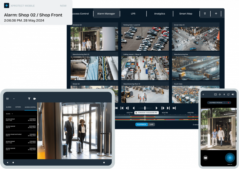 Milestone XProtect video management software installed and supported by 360 Technology Group in North and South Carolina