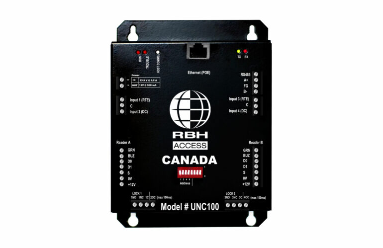 RBH UNC100 two-door IP access controller