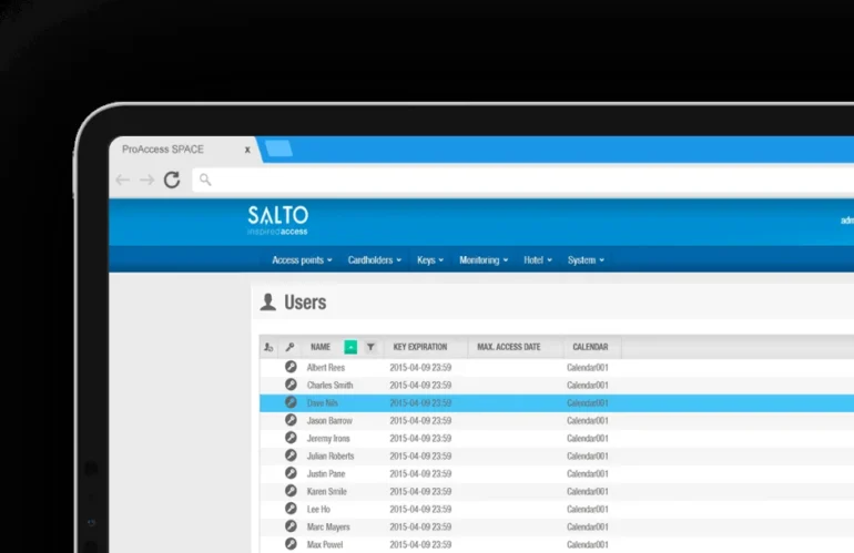 SALTO Space electronic access control software and smart locking platform